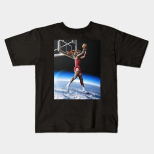 BASKETBALLART - jordan DUNK SPACE Kids T-Shirt